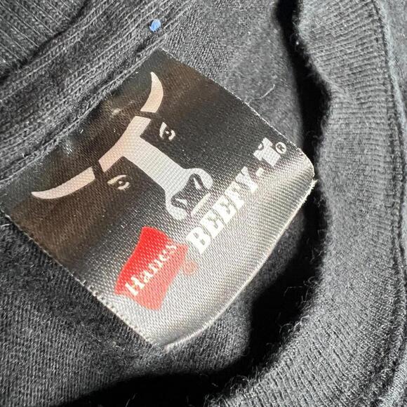 Vintage Greg Biffle #16 NASCAR T-Shirt Men’s M Black Hanes Beefy-T Racing Tee - Picture 6 of 7